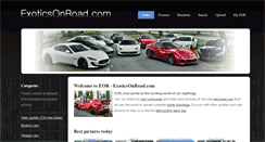 Desktop Screenshot of exoticsonroad.com